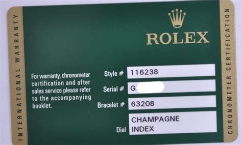 garanzia cartacea rolex falsa|real rolex warranty cards.